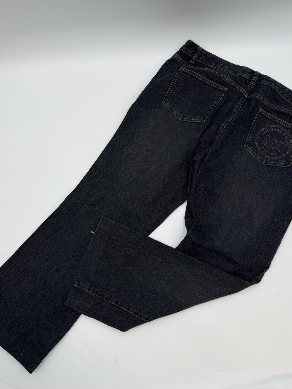 Michael Kors Dark Black Straight Leg Jeans